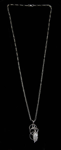 Leaf and Wire Design Pendant