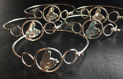 Cape Breton Bracelet     Solid Sterling Silver