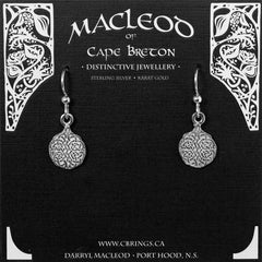 Celtic Knot Earrings, extra small    E-106A