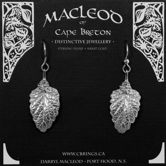 Catmint Leaf Adorned Earrings    E-219A