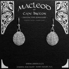 Sea Urchin Circle Design Earrings     E-301A