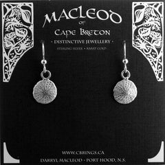 Sand Dollar Earrings, extra-small     E-306A