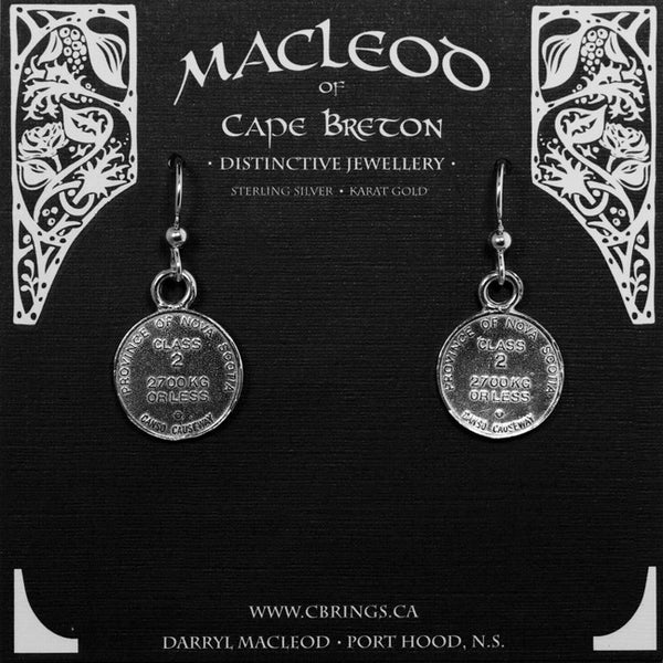 Canso Causeway Token Earrings      E410