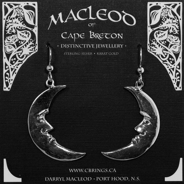 Crescent Moon Earrings, Large    E701A
