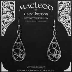 Swirl Drop Earrings    E-708