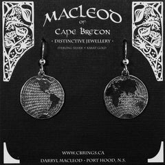 World Map Earrings       E-711