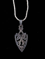 Iron Spigot Pierced Pendant