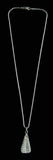 Sea Urchin Long Triangle Pendant