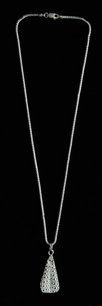 Sea Urchin Long Triangle Pendant