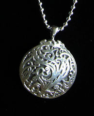 Artist Design Slightly Domed Pendant