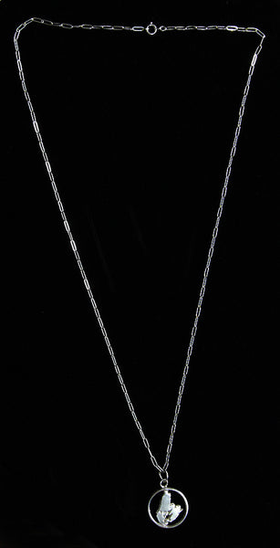 Cape Breton pendant, wire frame