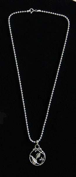 Two Leaf Wire Design Pendant