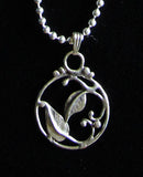 Two Leaf Wire Design Pendant