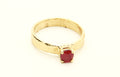 14k Gold Ring with Natural Ruby
