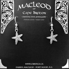 Starfish Earrings 2, ex-small      E-307B
